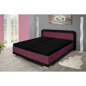 Nabytekmorava Manželská posteľ s úložným priestorom JARO 200x160 Barva: fialová