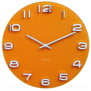 Designové nástěnné hodiny 5640YE Karlsson 35cm