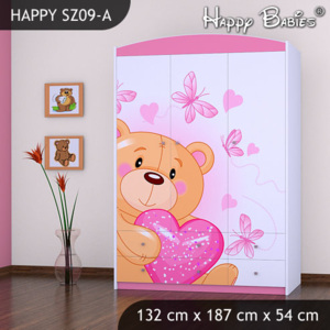Skriňa Happy Pink SZ09-A