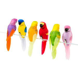 Sada 6 dekoratívnych vtáčikov Talking Tables Fiesta