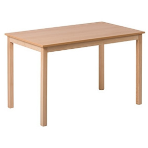Dřevěný jedálenský stôl - štvorcový