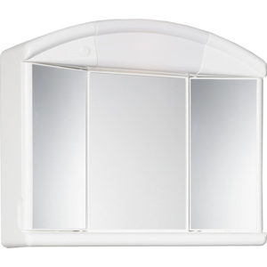 SALVA (SOLO) Zrkadlová skrinka - biela