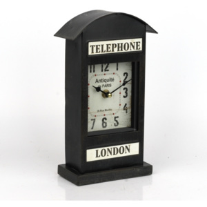 Stolové hodiny telefónna búdka London 26cm