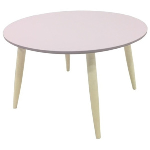 Ružový odkladací stolík 13Casa Pastel, Ø 58 cm