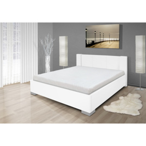 Luxusná posteľ s úložným priestorom Finn 180x200 cm Barva: eko bílá