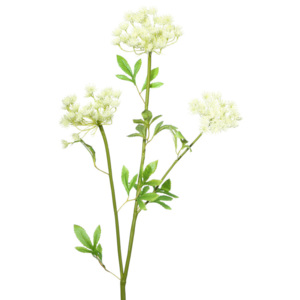 Umelá kvetina s bielymi kvetmi Ixia Lace, výška 97 cm