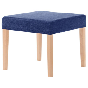 Modrá stolička s hnedými nohami Ted Lapidus Maison Pétale
