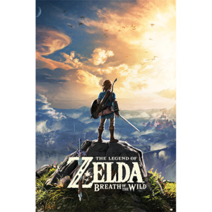 Plagát, Obraz - The Legend Of Zelda: Breath Of The Wild - Sunset, (61 x 91,5 cm)