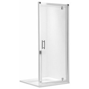 Sprchové dvere Kolo GEO 6 jednokrídlové 90 cm, sklo číre, chróm profil GDRP90222003