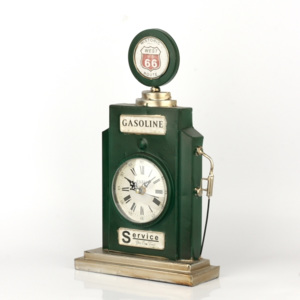 Stolové hodiny Gasoline zelené 38cm