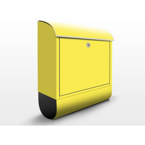 Poštová schránka s potlačou Citrónovo žltá