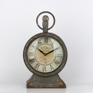 Stolové vintage hodiny Charles Derriey 22x12x38cm