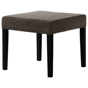 Hnedá stolička s čiernymi nohami Ted Lapidus Maison Pétale