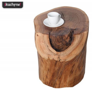 Odkladací stolík Kmeň stromu Puro 45cm Akácia