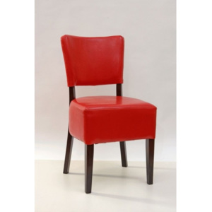 Červená jedálenská stolička SOB Bistro