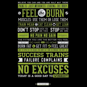 Plagát, Obraz - Gym - Motivational, (61 x 91,5 cm)