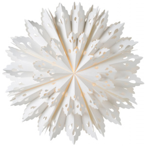 Závesná svietiaca hviezda Frost White 60 cm
