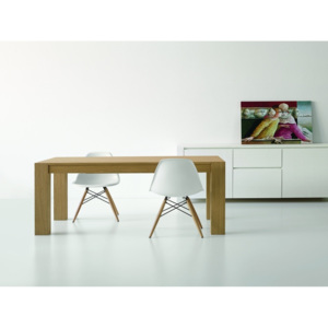 Rozkladací jedálenský stôl z dubového dreva Castagnetti Extensio, 180 cm