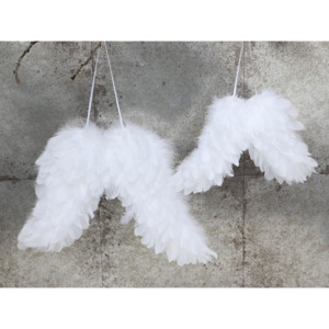 Anjelské krídla white - menšie 15cm