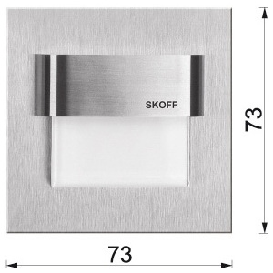 Skoff Skoff - LED schodiskové svietidlo TANGO 0,8W/10V nerez. oceľ/biela SK0019 + záruka 5 rokov zadarmo