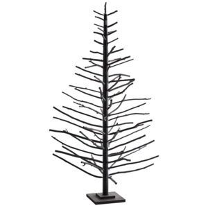 Kovový stromček Christmas black - 180cm