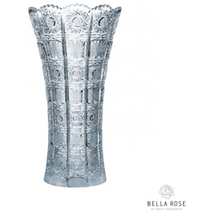 Krištáľová brúsená váza Crystal BOHEMIA 25 cm