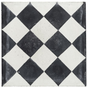 Dekorativna cementová kachľa Chess