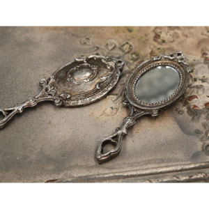 Dekoratívne zrkadlo Antique silver