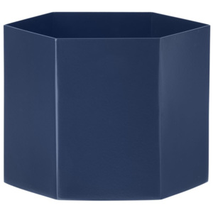 Kovový kvetináč Hexagon Blue XL (kód RELAXSK na -20 %)