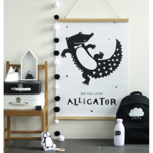 Detský plagát Alligator 50x70 cm