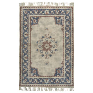 Bavlnený koberec Blue printing 120x180