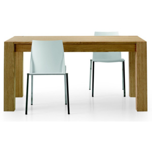 Rozkladací jedálenský stôl z dubového dreva Castagnetti Extensio, 140 cm