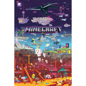 Plagát, Obraz - Minecraft - World Beyond, (61 x 91,5 cm)
