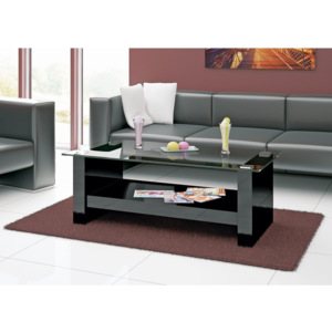 Konferenčný stolík SAN REMO (čierny) (Luxusný konferenčný stolík do moderných domácností, dostupný v niekoľkých farbách)