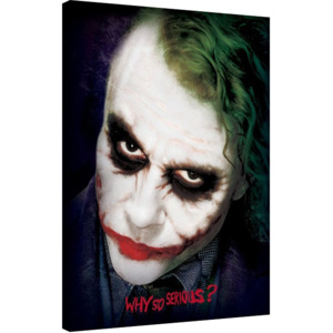 Obraz na plátne Batman: Temný rytier - Joker Face, (60 x 80 cm)