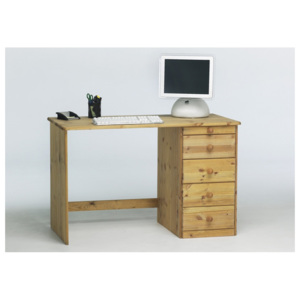 Písací stôl Kent 4S - masív / olejovaný