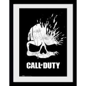 Rámovaný Obraz - Call Of Duty - Logo Skull