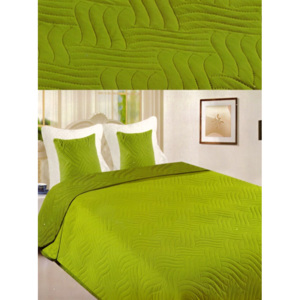 Prehoz na posteľ Green-Olive 140x200cm