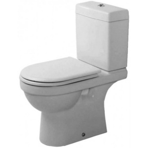 HAPPY D.2 Duravit Happy D - Stojace kombi WC, rovný odpad, biele 0172090000