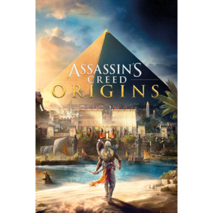 Plagát, Obraz - Assassins Creed: Origins - Cover, (61 x 91,5 cm)
