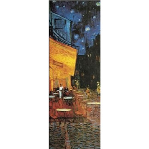 Reprodukcia, Obraz - Café Terrace at Night - The Cafe Terrace on the Place du Forum, 1888 (part.), Vincent van Gogh, (35 x 100 cm)
