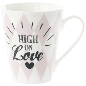 Porcelánový hrnček Miss Étoile Coffee High on Love