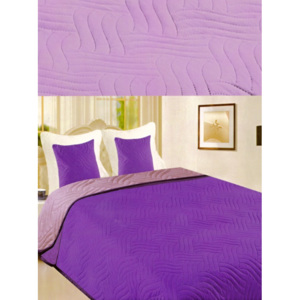 Prehoz na posteľ Violet-Levander 220x240cm