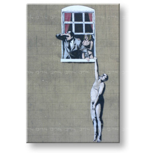 Obraz na plátne Street ART – Banksy (moderné obrazy na stenu)