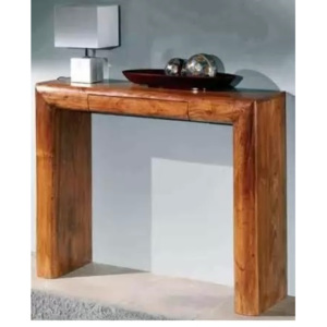 Furniture nábytok Masívny toaletný stolík s 1 zásuvkou z Palisanderu Prém I 100x30x80 cm