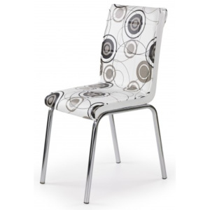 K262 - Jedálenská stolička (chróm, eko kože)