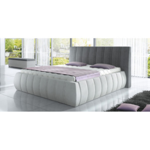 Manželská posteľ OPTIMA, 160 x 200 cm (akcia) (Komplet moderná manželská posteľ s úložným priestorom a roštom)