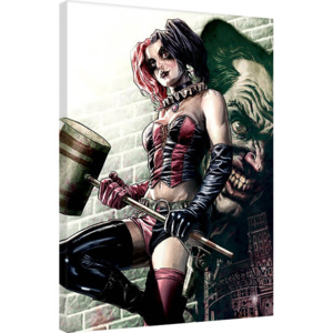 Obraz na plátne Batman - Harley Quinn Pose, (60 x 80 cm)