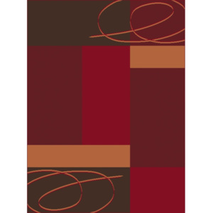 Červený koberec Hanse Home Prime Pile, 80 x 200 cm
