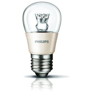 LED žiarovka úsporná Philips 4W -> ekvivalent 25W E27 - MASTER LEDluster DT 4-25W E27 827 P48 CL